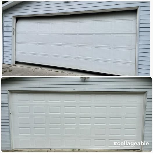 before & after door replacement