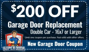 Upgrade Before Winter: Save $200 on a New Double Garage Door in Detroit, MI