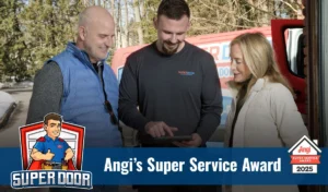 Super Door Garage Door Service Wins the 2025 Angie’s Super Service Award