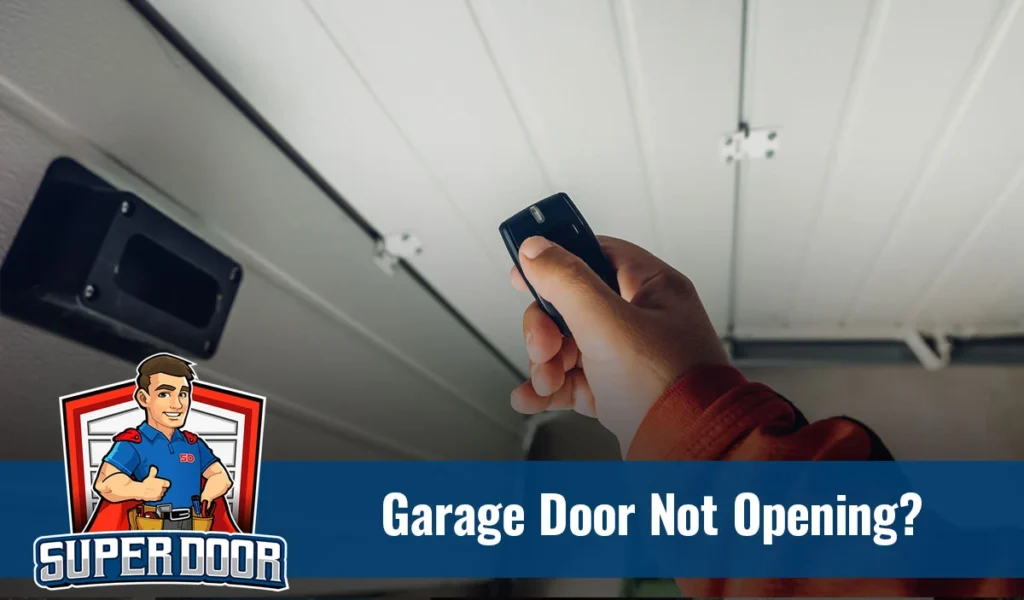 Garage Door Wont Open Opener Repair