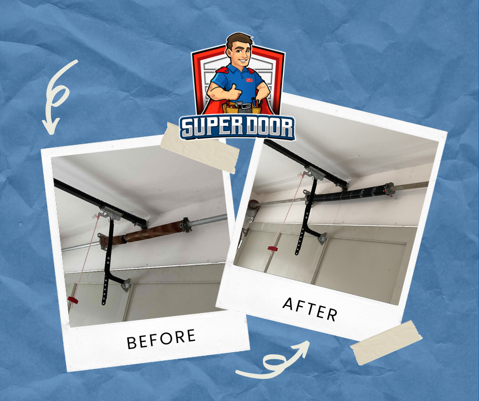 Rusty & Broken Garage Door Spring Replaced Near Devonaire Park