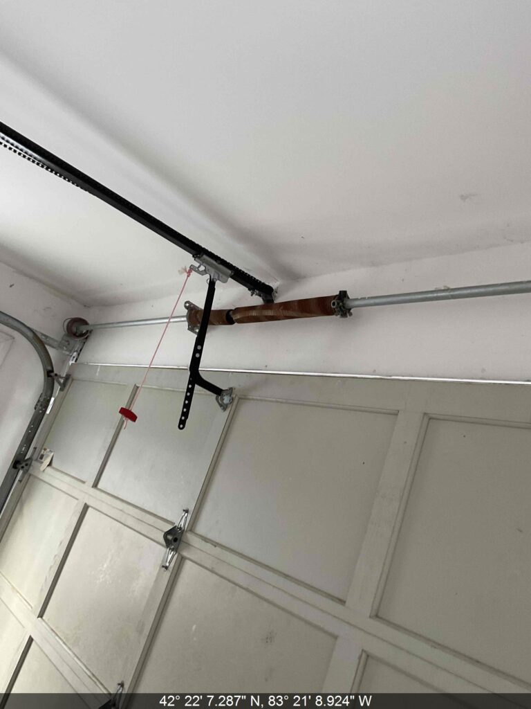 General Garage Door Spring Rusty Broken - livonia