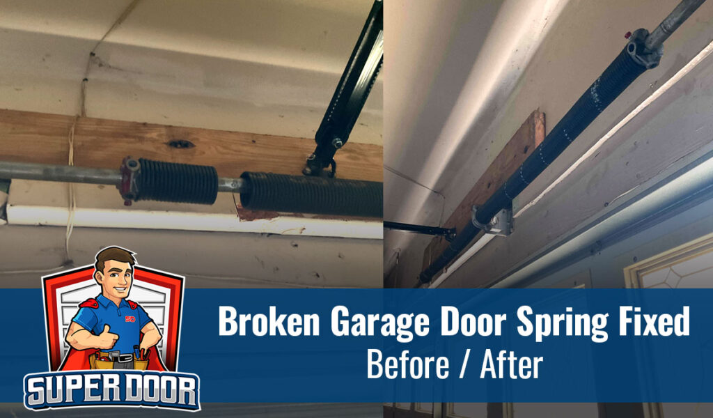 Failed Garage Door Spring Replaced in Beverly Hills, MI