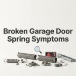 Broken Garage Door Spring Symptoms