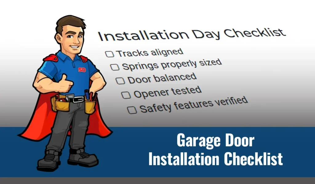 Install Checklist Super Door