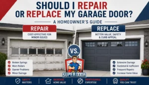 Should I Repair or Replace My Garage Door?